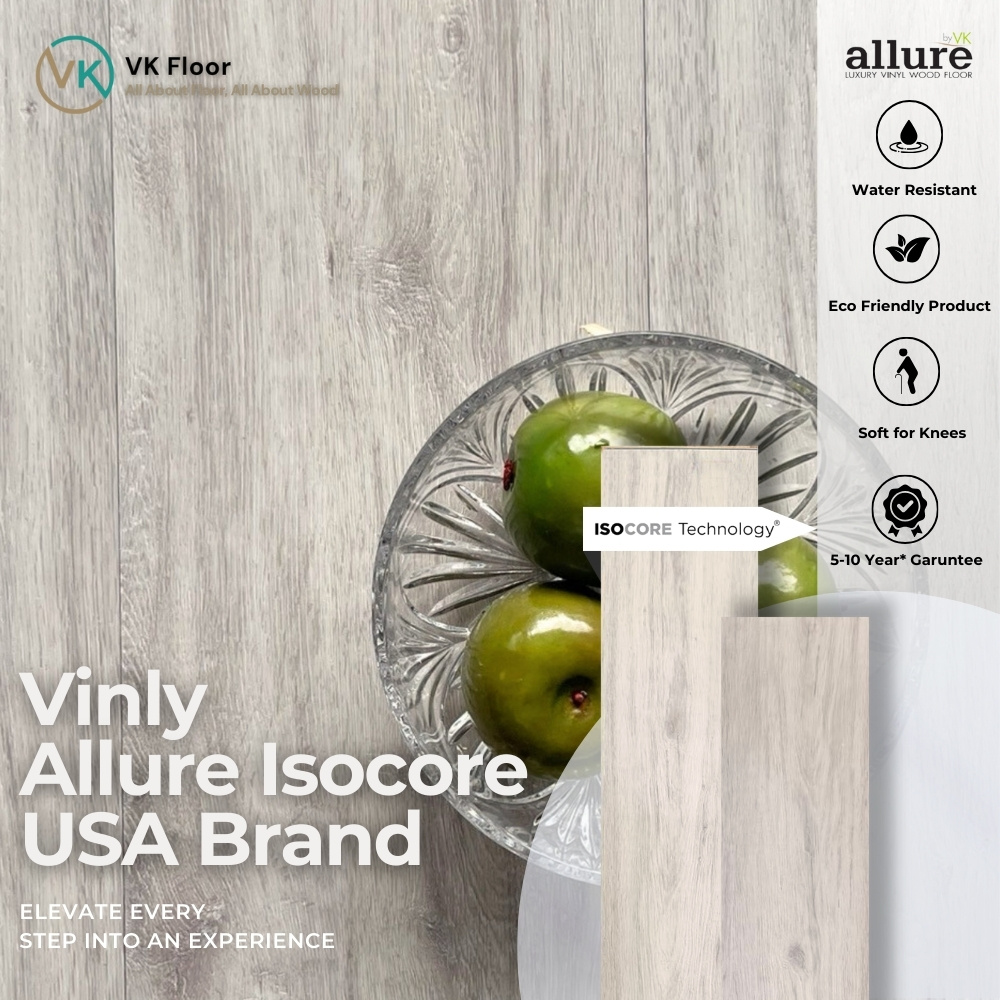 หน้าปก Allure Isocore 1.51 m รหัส 107514 พื้นไวนิลนำเข้าจากอเมริกา กันน้ำ กันปลวก 100% เดินนุ่ม เบาสบาย ทนรอยขีดข่วน ติดตั้งง่าย ระบบคลิ๊กล็อค ปลอดภัยต่อสุขภาพ