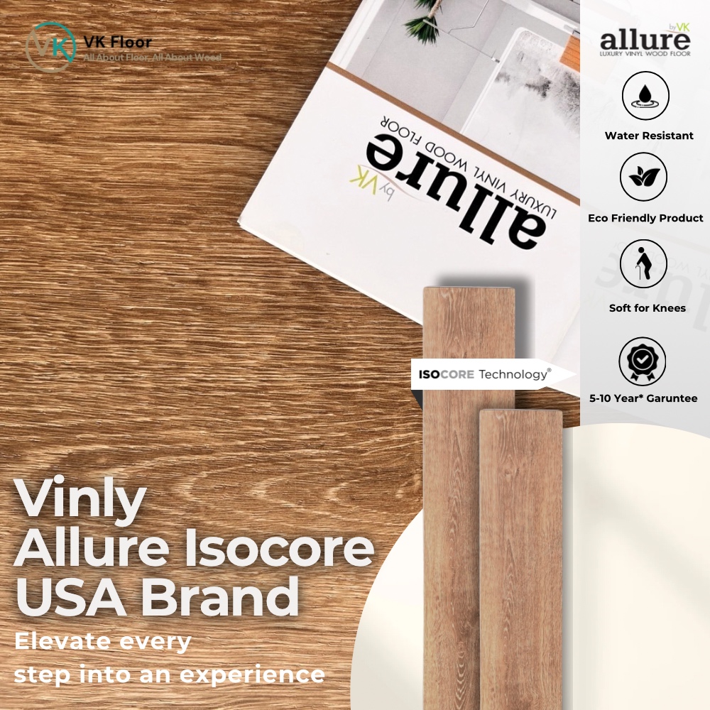 หน้าปก Allure Isocore 1.51 m รหัส 412142 พื้นไวนิลนำเข้าจากอเมริกา กันน้ำ กันปลวก 100% เดินนุ่ม เบาสบาย ทนรอยขีดข่วน ติดตั้งง่าย ระบบคลิ๊กล็อค ปลอดภัยต่อสุขภาพ