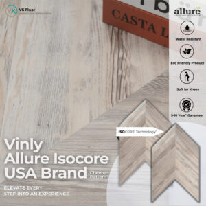 หน้าปก Allure Isocore Chevron รหัส ch9105 พื้นไวนิลนำเข้าจากอเมริกา กันน้ำ กันปลวก 100% เดินนุ่ม เบาสบาย ทนรอยขีดข่วน ติดตั้งง่าย ระบบคลิ๊กล็อค ปลอดภัยต่อสุขภาพ