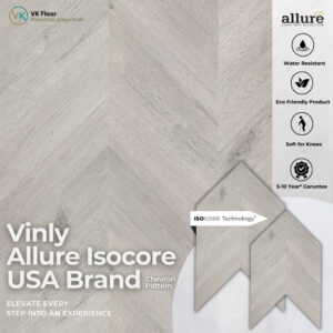 หน้าปก Allure Isocore Chevron รหัส ch9115 พื้นไวนิลนำเข้าจากอเมริกา กันน้ำ กันปลวก 100% เดินนุ่ม เบาสบาย ทนรอยขีดข่วน ติดตั้งง่าย ระบบคลิ๊กล็อค ปลอดภัยต่อสุขภาพ