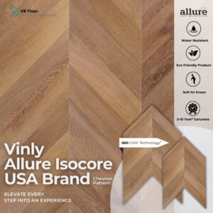 หน้าปก Allure Isocore Chevron รหัส ch9199 พื้นไวนิลนำเข้าจากอเมริกา กันน้ำ กันปลวก 100% เดินนุ่ม เบาสบาย ทนรอยขีดข่วน ติดตั้งง่าย ระบบคลิ๊กล็อค ปลอดภัยต่อสุขภาพ