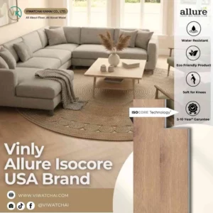 หน้าปกพื้นไวนิล Allure Isocore ลายก้างปลา รหัส 1122 สำหรับงานตกแต่งพื้นภายในสไตล์หรู