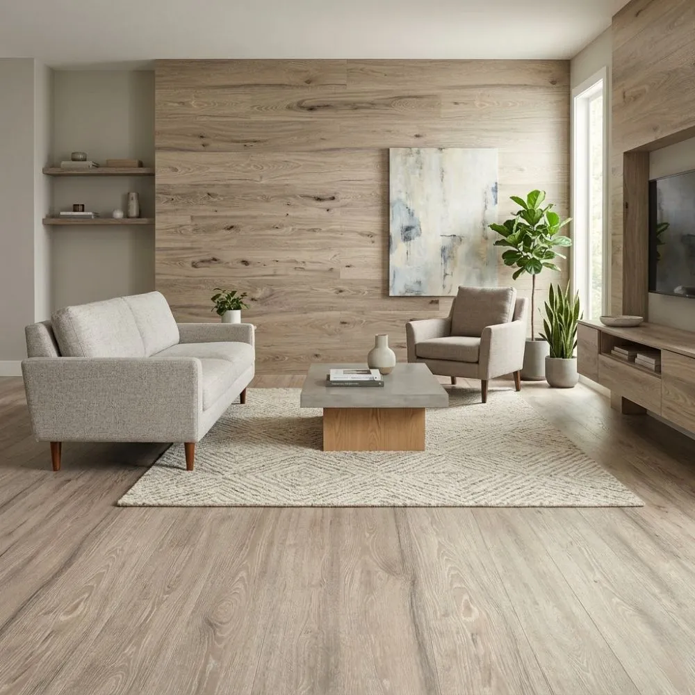 kronoswiss-grand-selection-oak-d4196-interior-application ตัวอย่างการใช้งานพื้นลามิเนต KRONOSWISS D4196