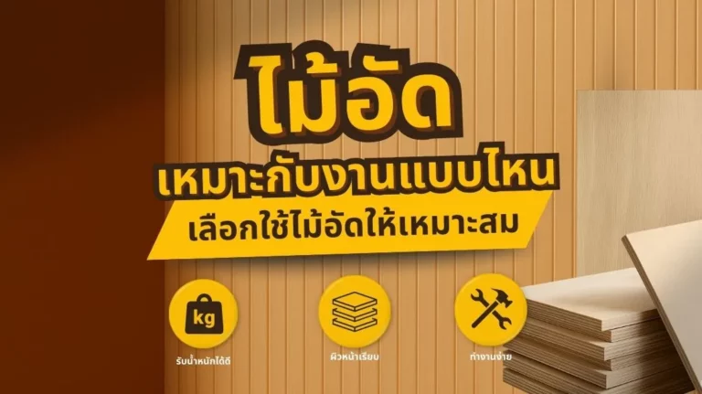 ไม้อัดเหมาะกับงานแบบไหน เลือกใช้ไม้อัดให้เหมาะสมกับงานก่อสร้างและเฟอร์นิเจอร์