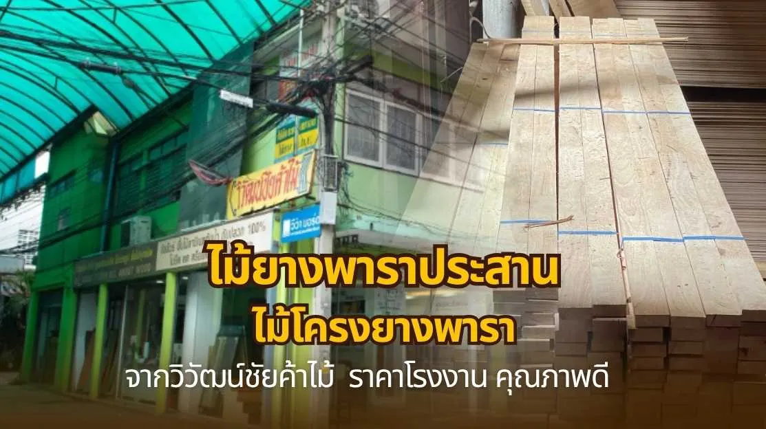 ไม้ยางพาราประสาน และไม้โครงยางพารา จากวิวัฒน์ชัยค้าไม้ ราคาโรงงาน คุณภาพดี