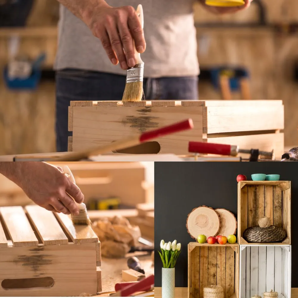 ทาแลคเกอร์กล่องไม้ DIY สำหรับตกแต่ง