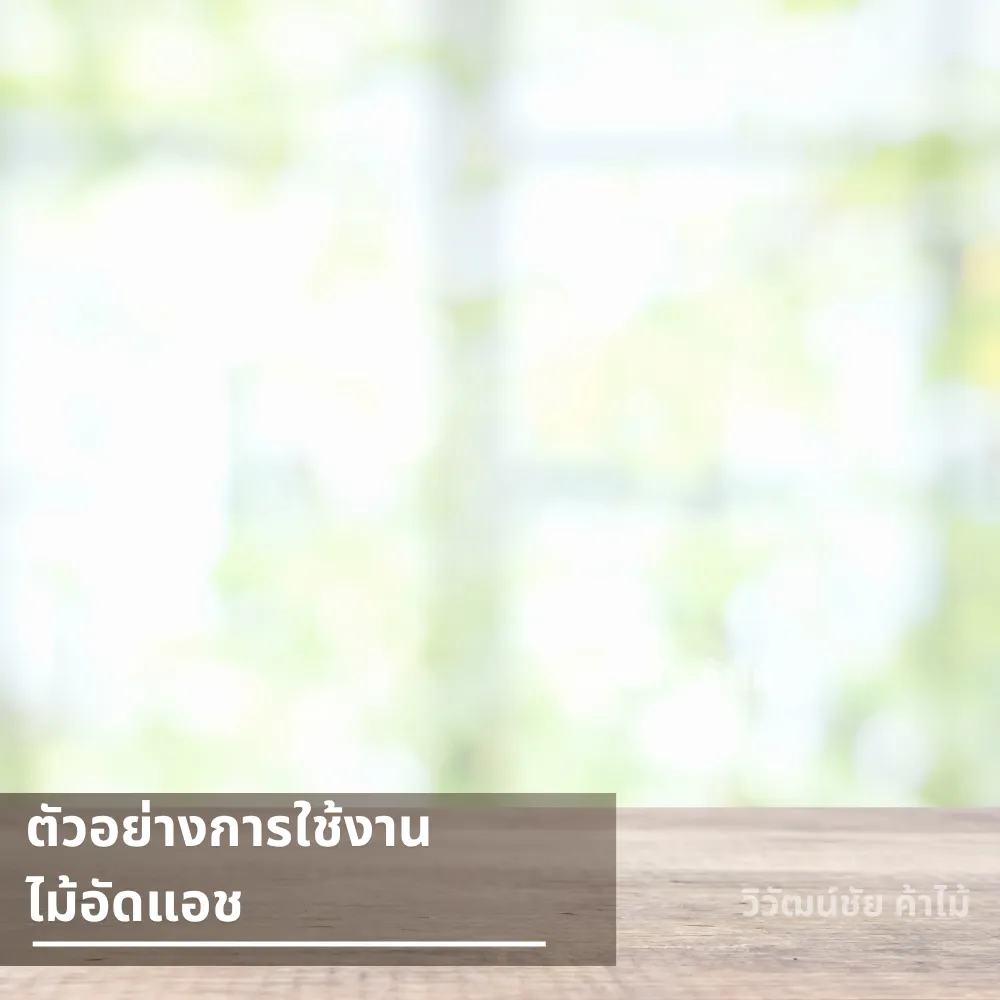 ตัวอย่างการใช้งานไม้อัดแอชในการตกแต่งภายในและงานเฟอร์นิเจอร์