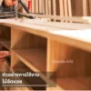 ตัวอย่างการใช้งานไม้อัดแอชในการตกแต่งภายในและงานเฟอร์นิเจอร์