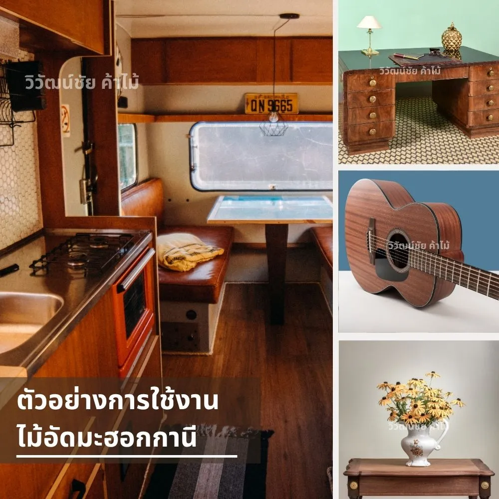 งานบิวต์อินภายในบ้านใช้ไม้อัดมะฮอกกานี