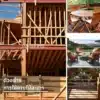 House-Structure-with-Neem-Frame-Wood-Strong-Practical เฟอร์นิเจอร์บิวท์อินที่ทำจากไม้โครงไม้สักสวนป่า ใช้งานได้ยาวนาน แข็งแรง เหมาะสำหรับงานตกแต่งภายใน