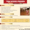 รายละเอียด TOA Wood Primer T-2000