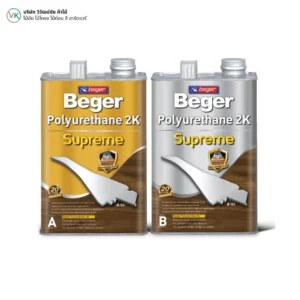 beger-polyurethane-2k-supreme-semi-gloss-wood-coating-cover ภาพหน้าปกผลิตภัณฑ์ Beger Polyurethane 2K Supreme ชนิดกึ่งเงา สีโพลียูรีเทนเคลือบไม้แบบ 2 ส่วน สำหรับงานตกแต่งพื้นผิวไม้