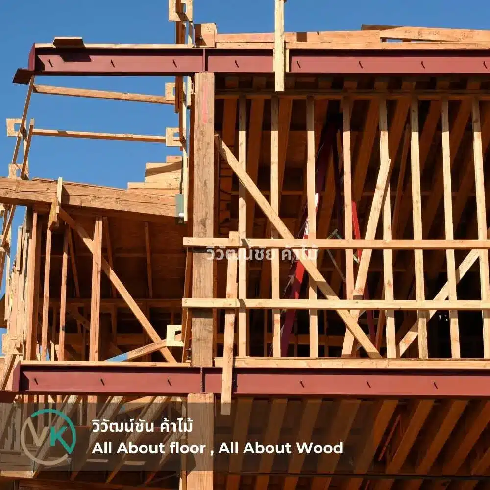 durian-frame-wood-interior-structure-example ตัวอย่างการใช้งานไม้โครงทุเรียน ในงานตู้บิวท์อินภายในบ้าน