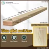 premium-pine-wood-product-high-quality รูปสินค้าไม้สนคุณภาพดี ลายเสี้ยนสวย สีธรรมชาติ ผิวเรียบพร้อมใช้งาน
