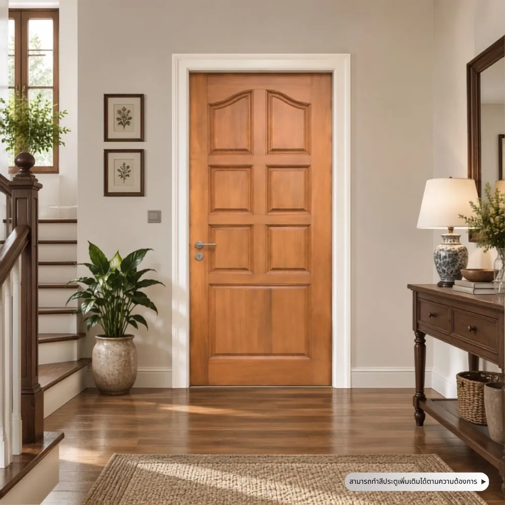 solid-wood-door-model-001-design (1) ตัวอย่างการใช้งานประตูไม้ รุ่น 001 ในการตกแต่งภายในบ้าน