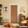 solid-wood-door-model-002-interior-application ตัวอย่างการใช้งานประตูไม้ รุ่น 002 ในงานตกแต่งภายในบ้าน