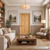 solid-wood-door-model-003-interior-application ตัวอย่างการใช้งานประตูไม้ รุ่น 003 ในการตกแต่งภายในบ้านและโครงการ