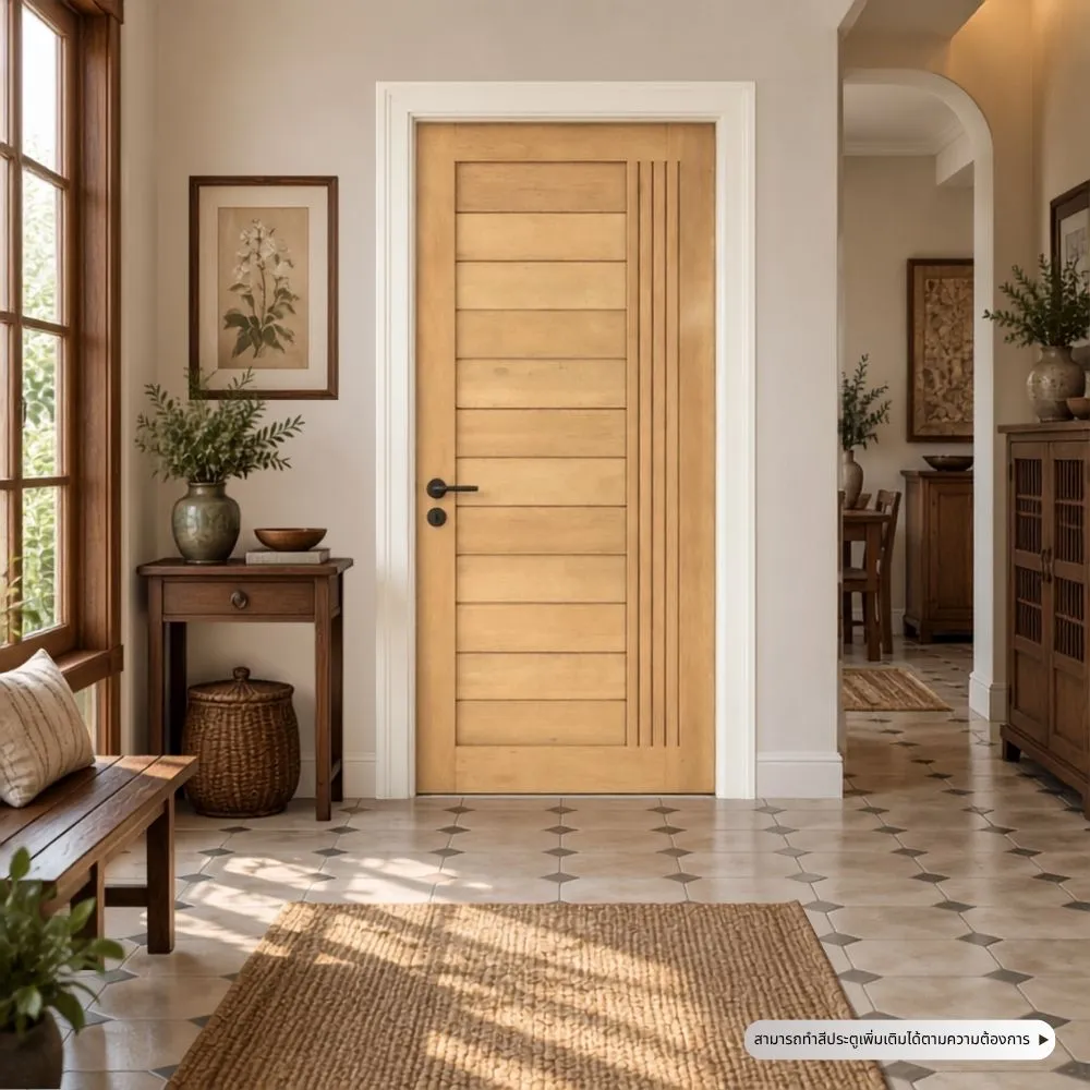 solid-wood-door-model-005-interior-applicatio ตัวอย่างการใช้งานประตูไม้ รุ่น 006 ในงานตกแต่งภายในบ้านและโครงการ