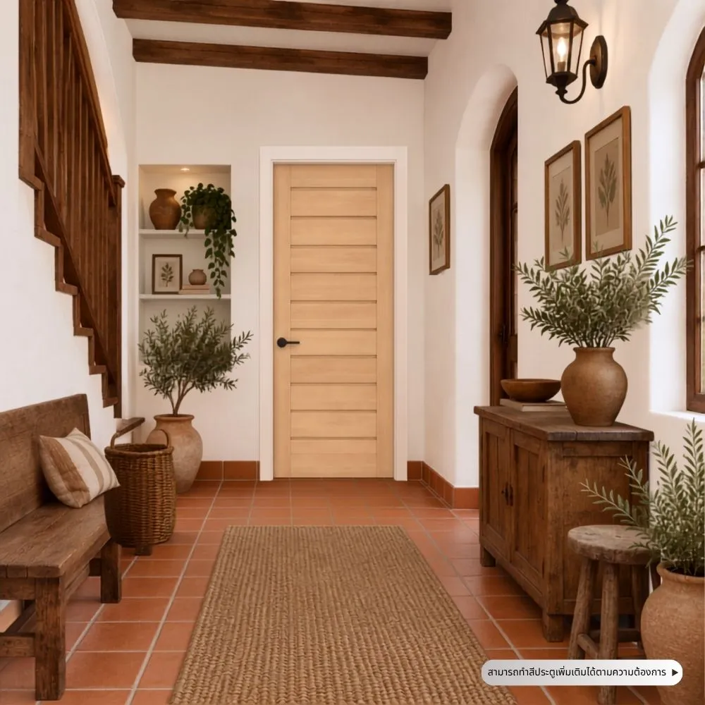 solid-wood-door-model-008-interior-application ตัวอย่างการใช้งานประตูไม้ รุ่น 008 ในงานตกแต่งภายในบ้านและโครงการ