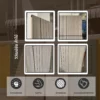 รายละเอียดร่องดำของประตู uPVC