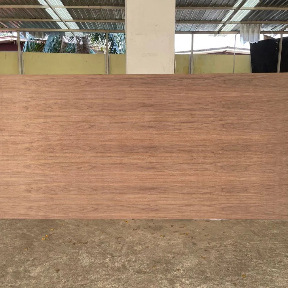 walnut-veneer-plywood-wood-grain-detail-02 ไม้อัดวอลนัท รายละเอียดลายไม้และพื้นผิวสินค้าจริง