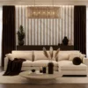 wpc-w-003-interior-wall-panel-application ตัวอย่างการใช้งานไม้ระแนง WPC รุ่น W-003 ตกแต่งผนังภายในบ้าน