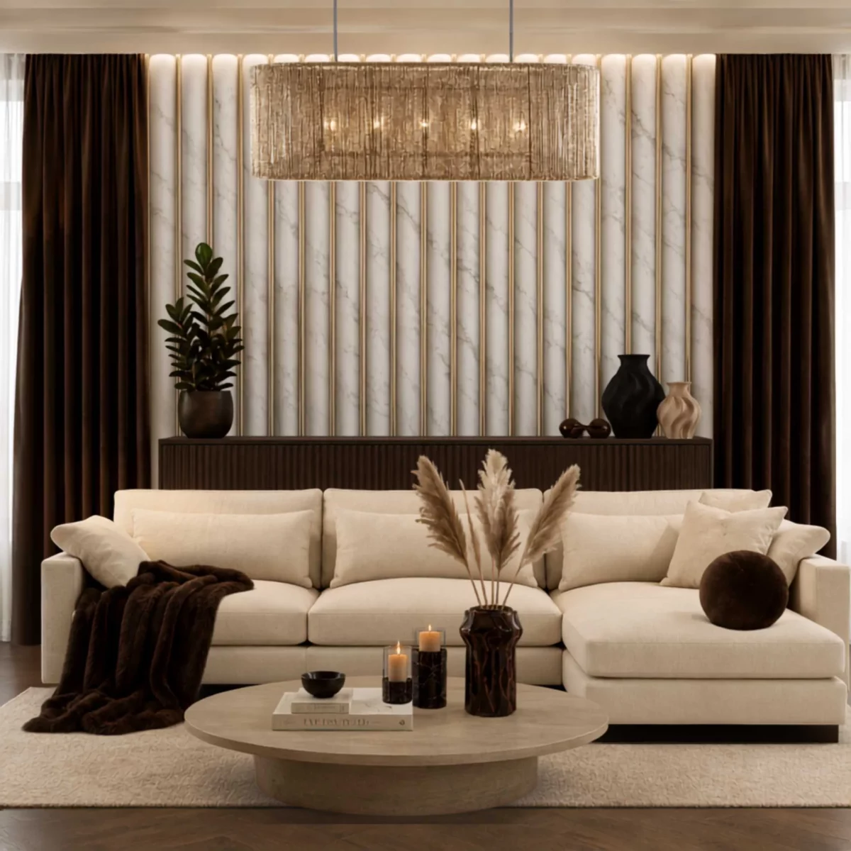 wpc-w-003-interior-wall-panel-application ตัวอย่างการใช้งานไม้ระแนง WPC รุ่น W-003 ตกแต่งผนังภายในบ้าน