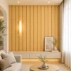 wpc-w-005-interior-wall-panel-application ตัวอย่างการใช้งานไม้ระแนง WPC รุ่น W-005 ตกแต่งผนังภายในบ้าน