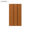 wpc-wall-panel-w-007-teak-wood-detail รายละเอียดไม้ระแนง WPC รุ่น W-007 พื้นผิวลายไม้สี Teak Wood สำหรับตกแต่งผนัง