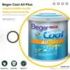 Beger Cool All Plus Semi-Gloss สีทาผนังชนิดกึ่งเงา เหมาะสำหรับงานตกแต่งและปรับปรุงบ้านทั้งภายในและภายนอก ช่วยสร้างลักษณะผนังที่มีมิติจากการสะท้อนแสงของฟิล์มสี
