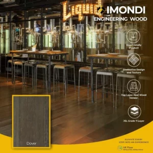 สินค้าพื้นไม้เอ็นจิเนียร์ Engineered wood Imondi สี Dover โทนหรูหราและอบอุ่น