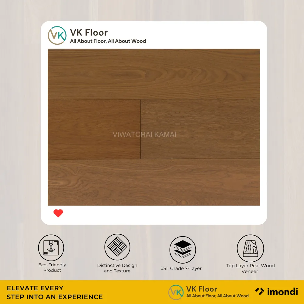 สินค้าพื้นไม้เอ็นจิเนียร์ Engineered wood Imondi สี Cabril โทนสีอ่อนทันสมัย