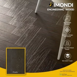 สินค้าพื้นไม้เอ็นจิเนียร์ Engineered wood Imondi รุ่น Prado โทนสีอบอุ่นหรูหรา