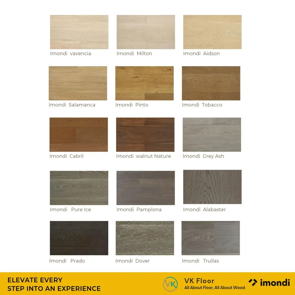 imondi-engineered-wood-flooring-color-collection รวมสีพื้นไม้เอ็นจิเนียร์ imondi ทุกคอลเลกชัน