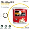 ภาพหน้าปกผลิตภัณฑ์ TOA 4 SEASONS สีทาบ้านภายนอกและภายใน ชนิดด้าน (Matt) สำหรับงานทาสีผนังบ้านและอาคาร ให้ผิวสำเร็จแบบด้าน ลดความมันวาวของพื้นผิว