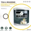 หน้าปกสินค้า สีทาบ้าน TOA 4 SEASONS 2IN1 ชนิดด้านพิเศษ Super Matt สำหรับทาฝ้าเพดาน
