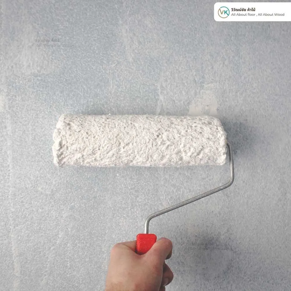 ตัวอย่างการใช้งาน TOA 4 SEASONS 2IN1 สีทาบ้านชนิดด้าน