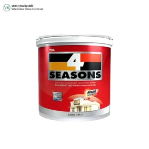 toa-4-seasons-matt-exterior-interior-house-paint-cover สีทาบ้านภายนอกและภายใน ชนิดด้าน/Matt TOA 4 SEASONS