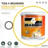 หน้าปกสินค้า สีทาบ้านภายนอกและภายใน ชนิดกึ่งเงา TOA 4 SEASONS