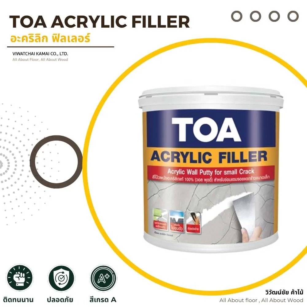 toa-acrylic-filler-wall-putty-product-cover-01 สีโป๊วผนัง TOA Acrylic Filler สำหรับงานซ่อมผิว | วิวัฒน์ชัยค้าไม้