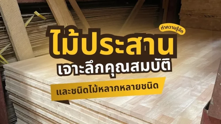 ไม้ประสาน คืออะไร แผ่นไม้ประสานคุณภาพสูง เจาะลึกคุณสมบัติ ข้อดี และการใช้งานครบถ้วน
