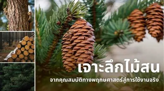 เจาะลึกไม้สน (Pine Wood) คุณสมบัติทางพฤกษศาสตร์และการใช้งานจริง