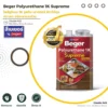 สีเบเยอร์ Beger Polyurethane 1K Supreme โพลียูรีเทนเคลือบไม้ภายนอกและภายใน