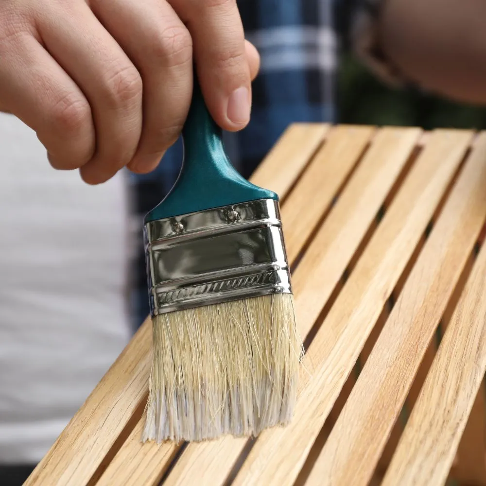 Painting Wood with Ocean Thinner_result การทาเคลือบไม้ภายนอกด้วยสีเจือจาง Ocean ทินเนอร์