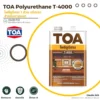 TOA Polyurethane T-4000_result สีทาไม้ TOA Polyurethane T-4000 ชนิดเงาสำหรับภายนอก