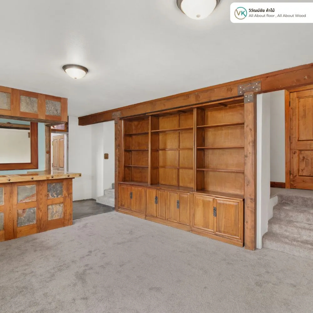 ห้องตกแต่งภายในด้วยไม้จริง เคลือบด้วยโพลียูรีเทน Beger M-59