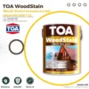 ตัหน้าปกTOA WoodStain Gloss สีย้อมไม้ ชนิดเงา สำหรับงานไม้ภายนอกและภายใน