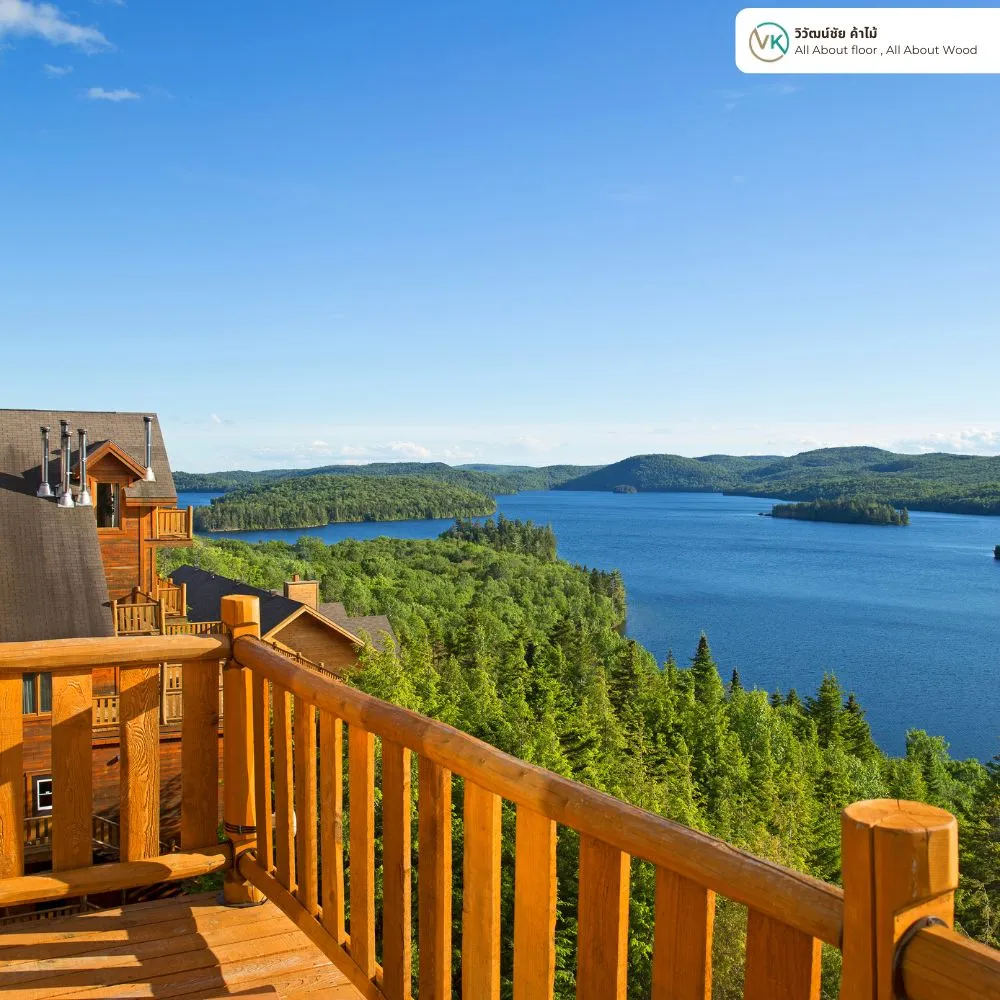 example-toa-polyurethane-t4000-lake-house_result บ้านไม้ภายนอกเคลือบด้วย TOA Polyurethane T-4000