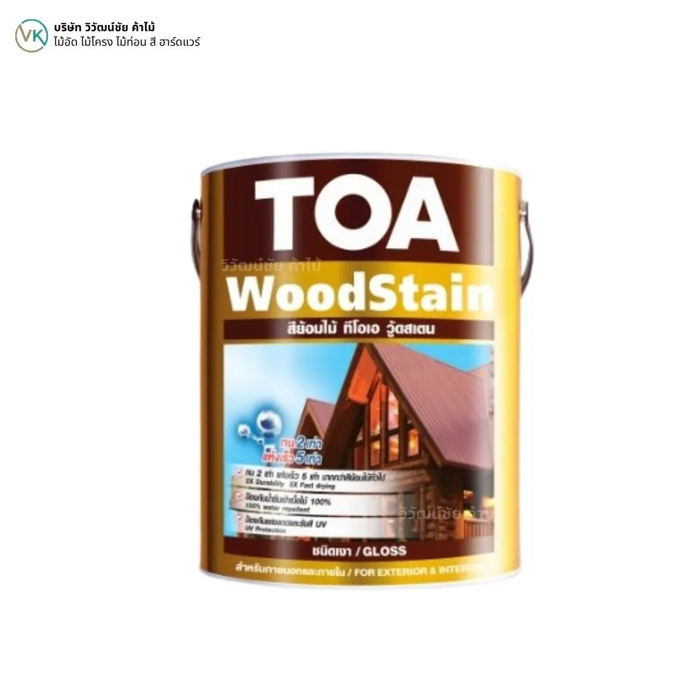 toa-woodstain-gloss-finish-wood-stain-cover TOA WoodStain เงา สีย้อมไม้ชนิดเงา สำหรับงานไม้ภายนอกและภายใน