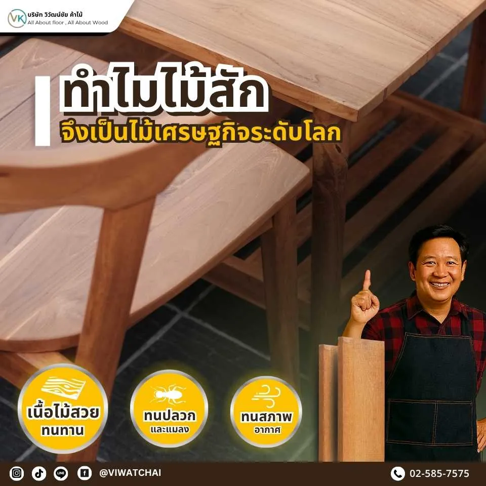 ทำไมไม้สักจึงเป็นไม้เศรษฐกิจระดับโลก ไม้สักทองคุณภาพสูงจากเอเชียตะวันออกเฉียงใต้